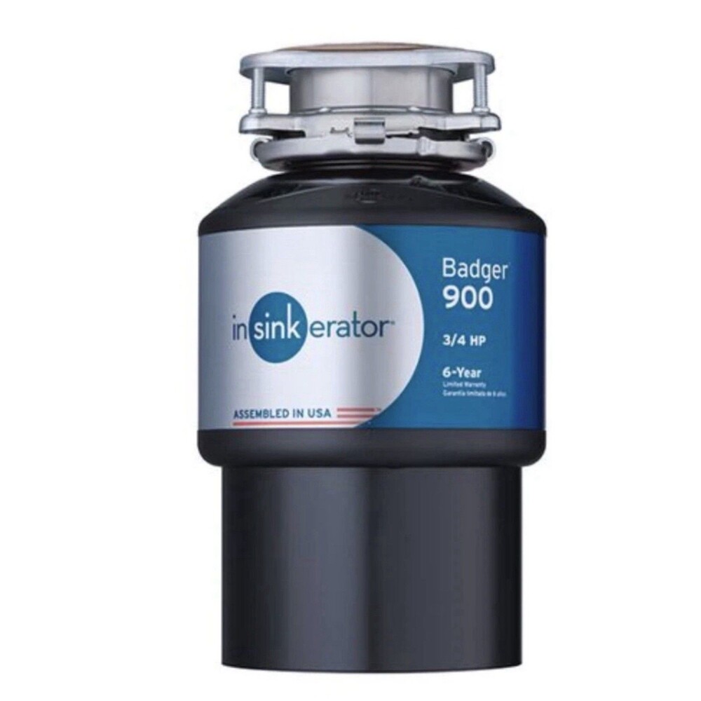 Insinkerator Badger 900 Food Waste Garbage Disposal 3/4 HP